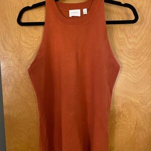 Cyrus Women's Rust Sleeveless Top